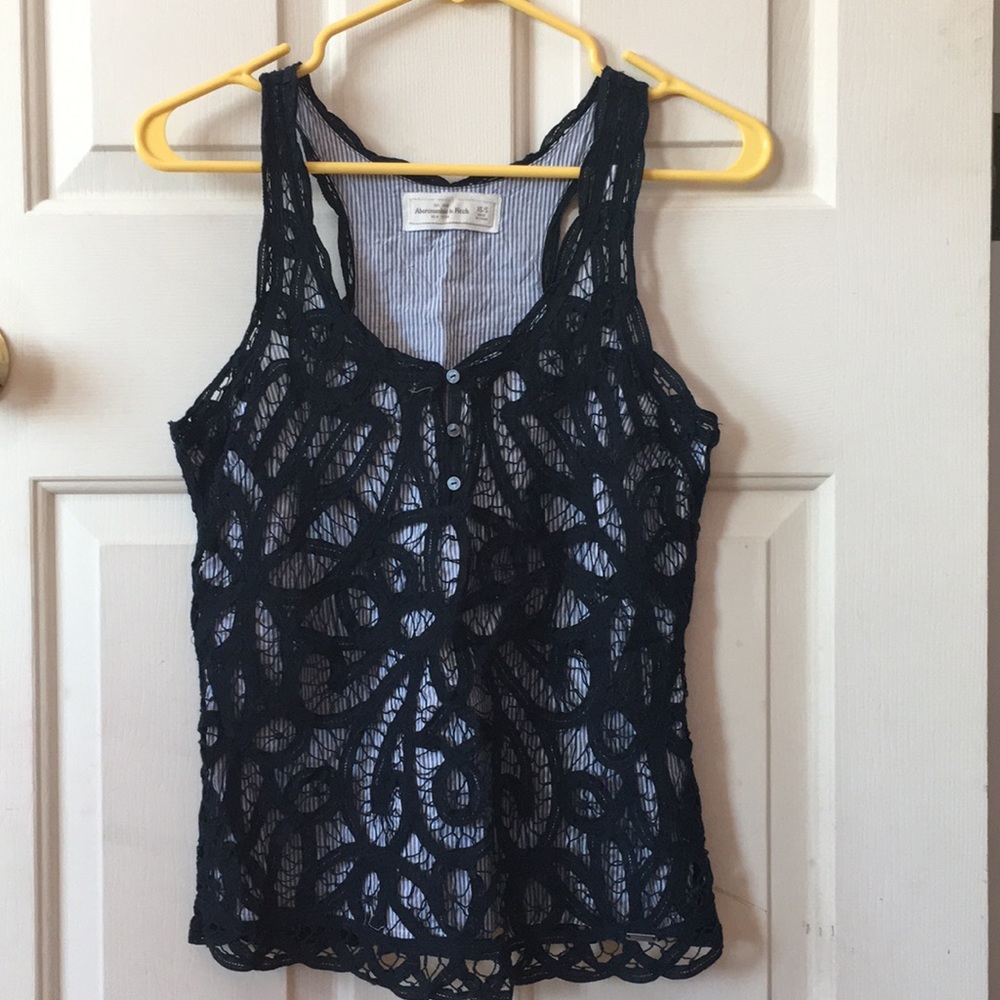 Abercrombie & Fitch crochet tank top